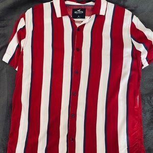 Hollister plaid polo